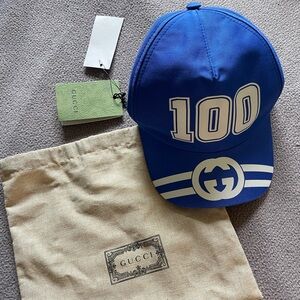 NWT Gucci 100th anniversary baseball hat